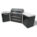 Mont Alpi 805 Black Stainless Steel Island With 45-Degree Corners - MAi805-BSS45