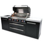 Mont Alpi 805 Black Stainless Steel Island - MAi805-BSS - MyBBQDirect