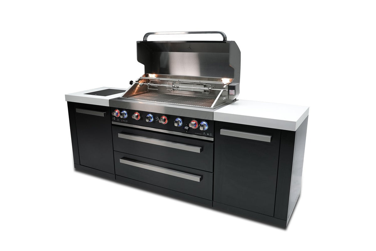 Mont Alpi 805 Black Stainless Steel Island - MAi805-BSS - MyBBQDirect