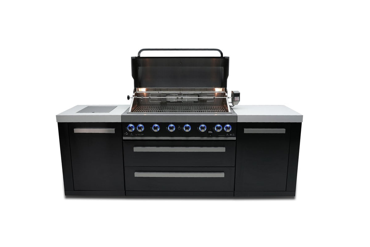 Mont Alpi 805 Black Stainless Steel Island - MAi805-BSS - MyBBQDirect