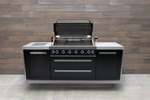 Mont Alpi 805 Black Stainless Steel Island - MAi805-BSS - MyBBQDirect