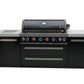 Mont Alpi 805 Black Stainless Steel Island - MAi805-BSS - MyBBQDirect