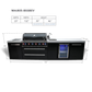 Mont Alpi Black Stainless Steel Island w/38" Grill & Beverage Center & Fridge - MAi805-BSSBEV - MyBBQDirect
