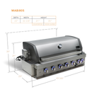 Mont Alpi 805 Built in Grill - MABi805