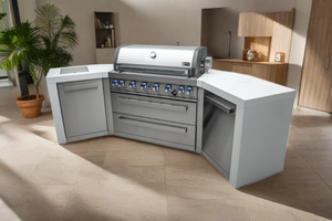 Mont Alpi 805 Deluxe Island With 45 Degree Corners - MAi805-D45 - MyBBQDirect