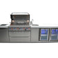 Mont Alpi 805 Deluxe Island With Beverage Center And Fridge Cabinet - MAi805-DBEVFC - MyBBQDirect