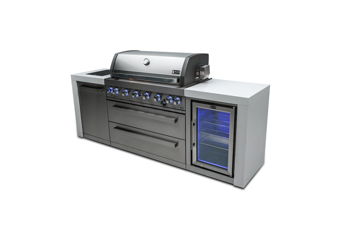 Mont Alpi 805 Deluxe Island with Fridge Cabinet - MAi805-DFC - MyBBQDirect