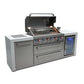 Mont Alpi 805 Deluxe Island with Fridge Cabinet - MAi805-DFC - MyBBQDirect