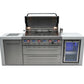 Mont Alpi 805 Deluxe Island with Fridge Cabinet - MAi805-DFC - MyBBQDirect