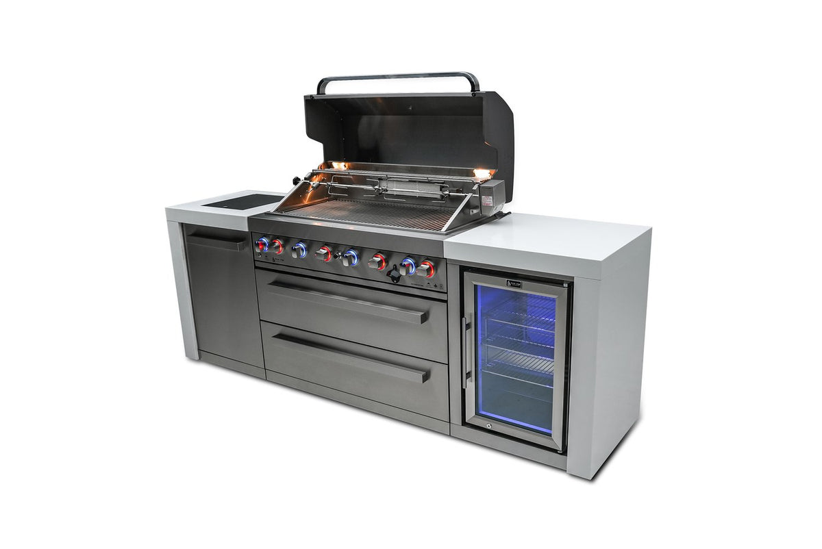 Mont Alpi 805 Deluxe Island with Fridge Cabinet - MAi805-DFC - MyBBQDirect