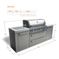 Mont Alpi 805 Island - MAi805 - MyBBQDirect