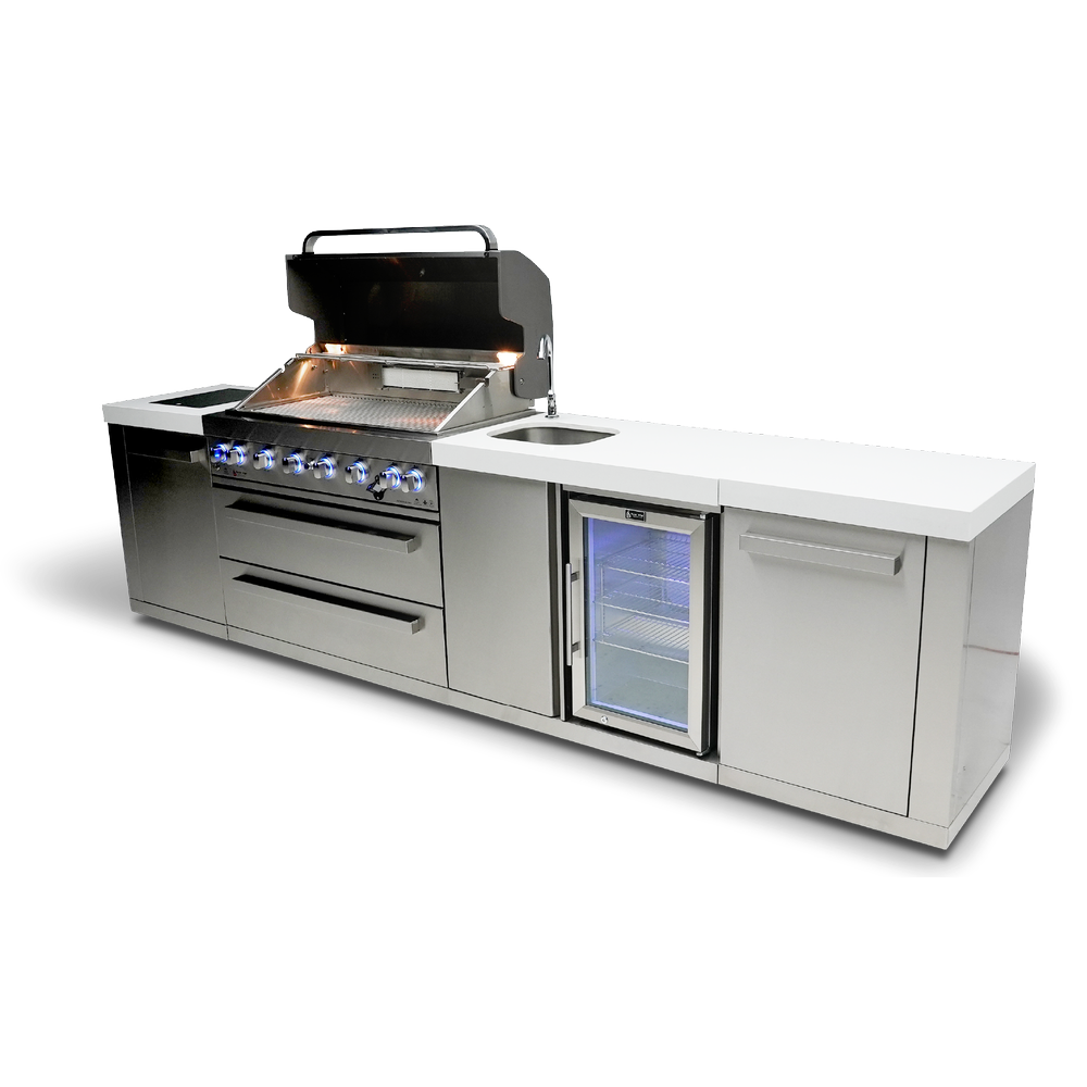 Mont Alpi 805 Island with Beverage Center - MAi805-BEV - MyBBQDirect