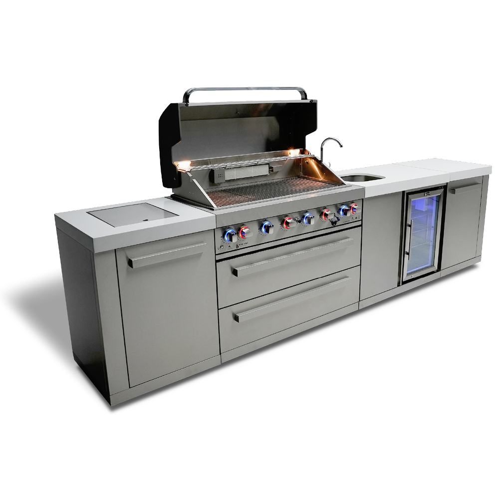 Mont Alpi 805 Island with Beverage Center - MAi805-BEV - MyBBQDirect