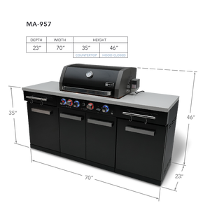 Mont Alpi 957 Island - MA-957 - MyBBQDirect