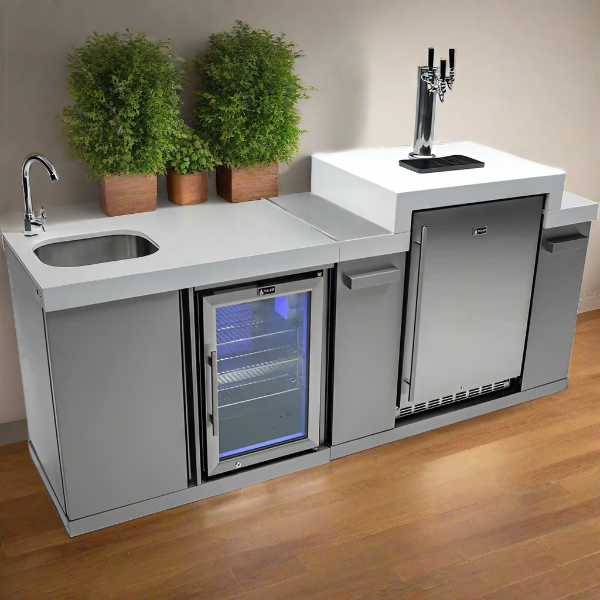 Mont Alpi Beverage Center and Kegerator - MA-BEVKEG - MyBBQDirect