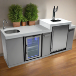 Mont Alpi Beverage Center and Kegerator - MA-BEVKEG - MyBBQDirect