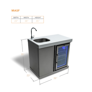 Mont Alpi Beverage Center - MASF-SS - MyBBQDirect