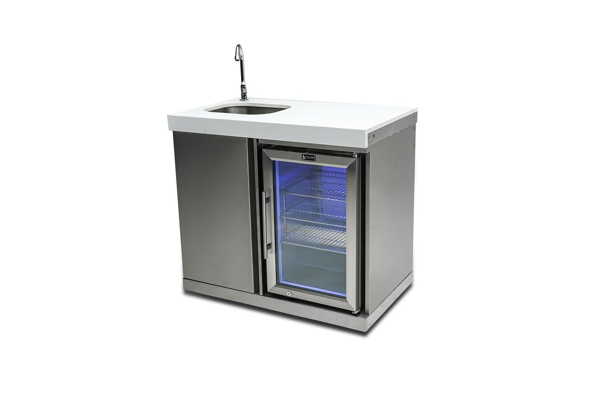 Mont Alpi Beverage Center - MASF-SS - MyBBQDirect