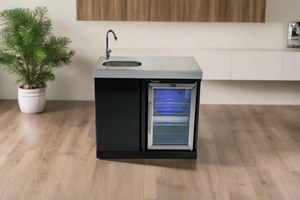 Mont Alpi Black Stainless Steel Beverage Center - MASF-BSS - MyBBQDirect