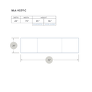 MONT ALPI Compact Island With Refrigerator - MA-957FC