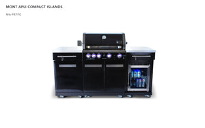 MONT ALPI Compact Island With Refrigerator - MA-957FC - MyBBQDirect