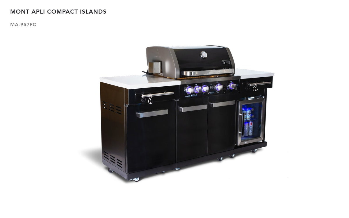 MONT ALPI Compact Island With Refrigerator - MA-957FC - MyBBQDirect