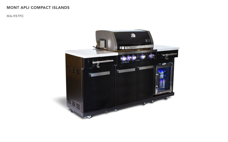 MONT ALPI Compact Island With Refrigerator - MA-957FC