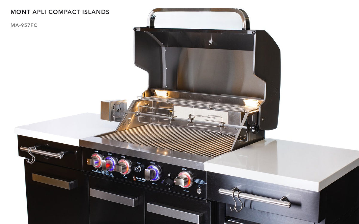 MONT ALPI Compact Island With Refrigerator - MA-957FC - MyBBQDirect