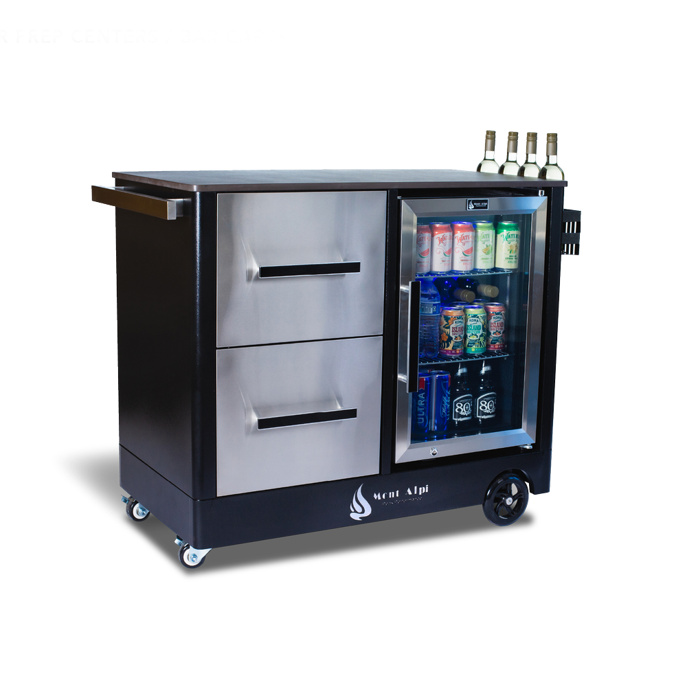 Mont Alpi Large Outdoor Prep Center / Bar Cart - MAPCL - MyBBQDirect