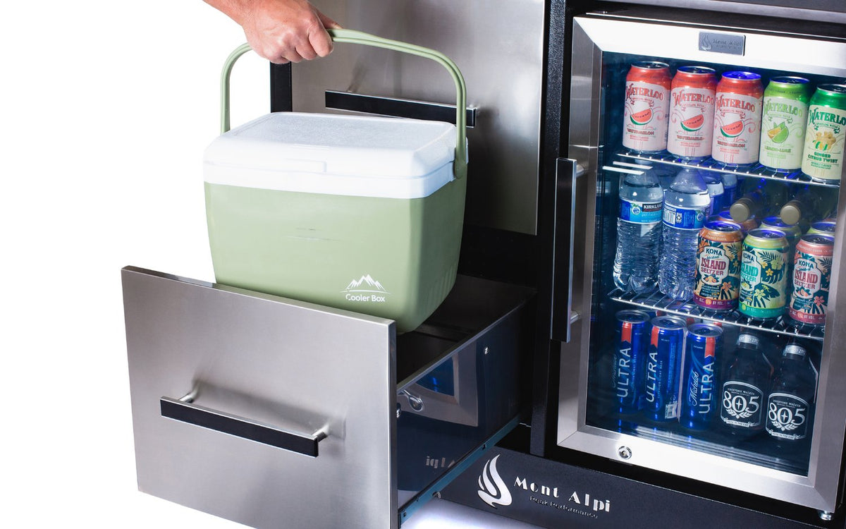Mont Alpi Large Outdoor Prep Center / Bar Cart - MAPCL - MyBBQDirect
