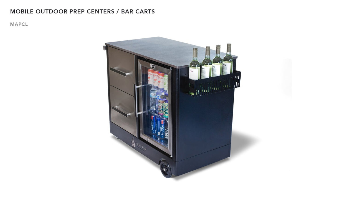 Mont Alpi Large Outdoor Prep Center / Bar Cart - MAPCL - MyBBQDirect