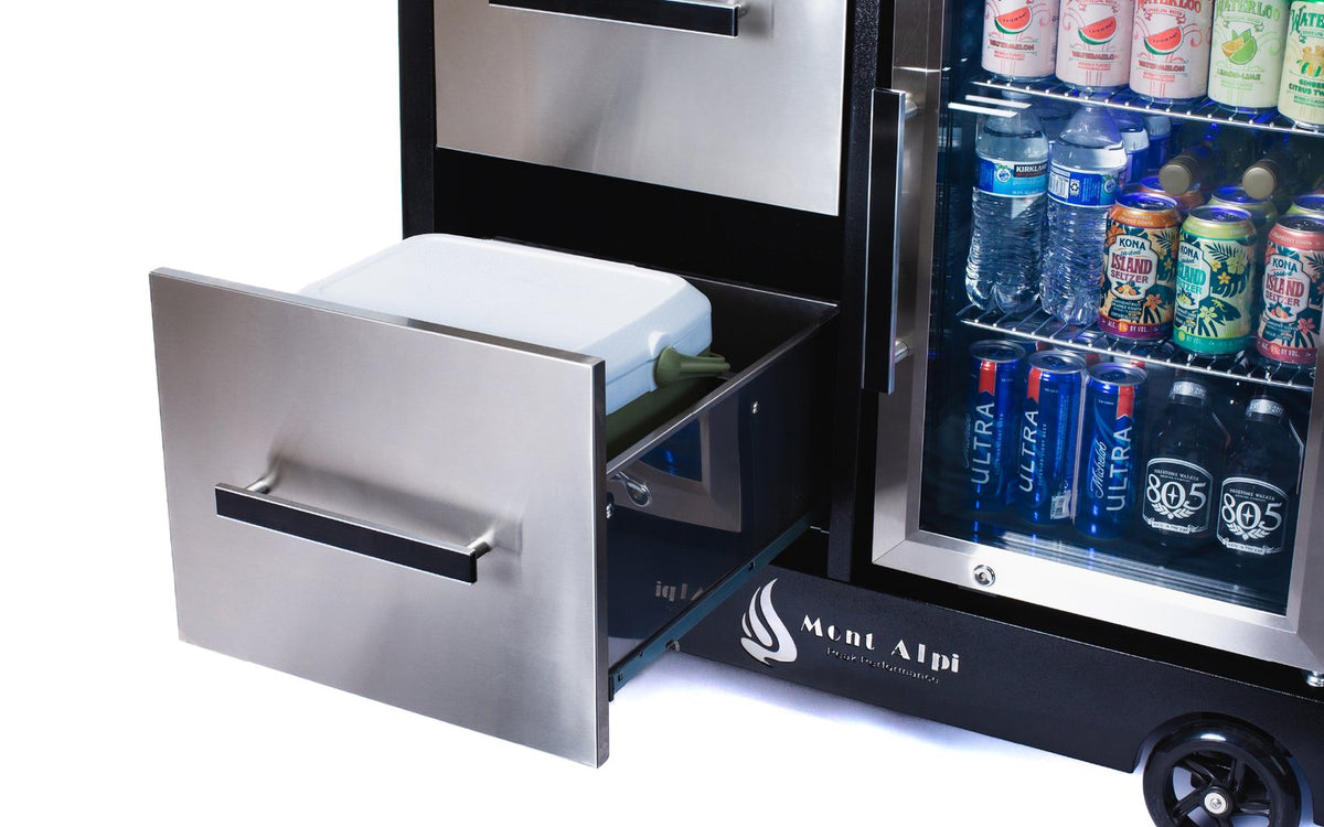 Mont Alpi Large Outdoor Prep Center / Bar Cart - MAPCL - MyBBQDirect