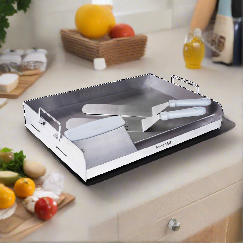 Mont Alpi MASHP Stainless Steel Universal Griddle Converter Kit - MASHP - MyBBQDirect