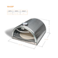 Mont Alpi Universal Side burner Pizza Oven - MASBP - MyBBQDirect