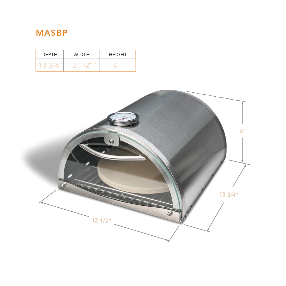 Mont Alpi Universal Side burner Pizza Oven - MASBP - MyBBQDirect