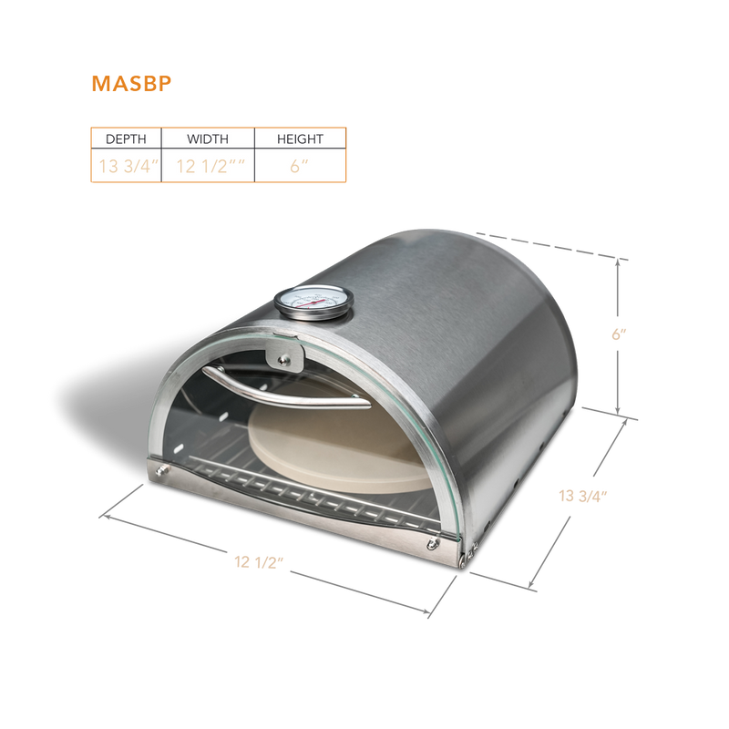 Mont Alpi Universal Side burner Pizza Oven - MASBP