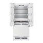Kucht 5-Piece Appliance Package - 36-Inch Dual Range, 36-Inch Panel Ready Refrigerator, Wall Mount Hood, Panel Ready Dishwasher, & Microwave Oven