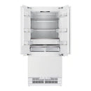 Kucht 5-Piece Appliance Package - 30-Inch Dual Fuel Range, 36-Inch Panel Ready Refrigerator, Under Cabinet Hood, Panel Ready Dishwasher, & Microwave Oven