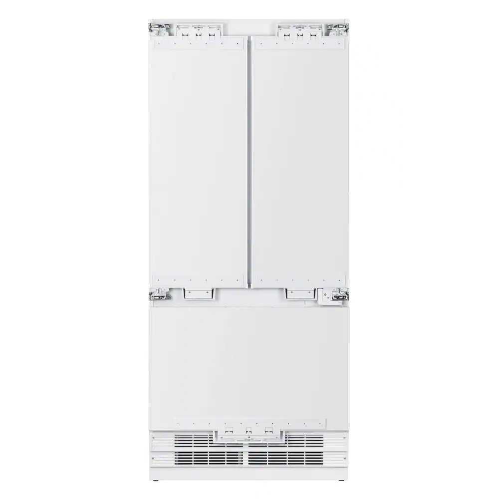 Kucht 5-Piece Appliance Package - 36-Inch Dual Range, 36-Inch Panel Ready Refrigerator, Under Cabinet Hood, Panel Ready Dishwasher, & Microwave Oven