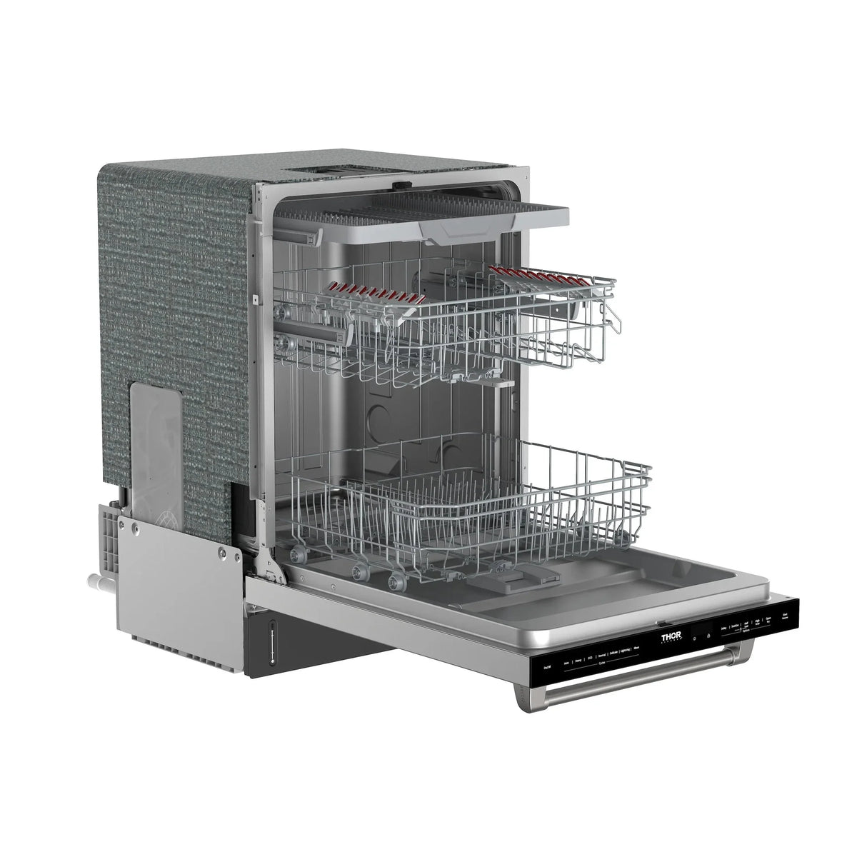 Thor Kitchen TDW24C7 24-inch Built-In Dishwasher with Open Dry and 7 Wash Cycles in Stainless Steel - view 7
