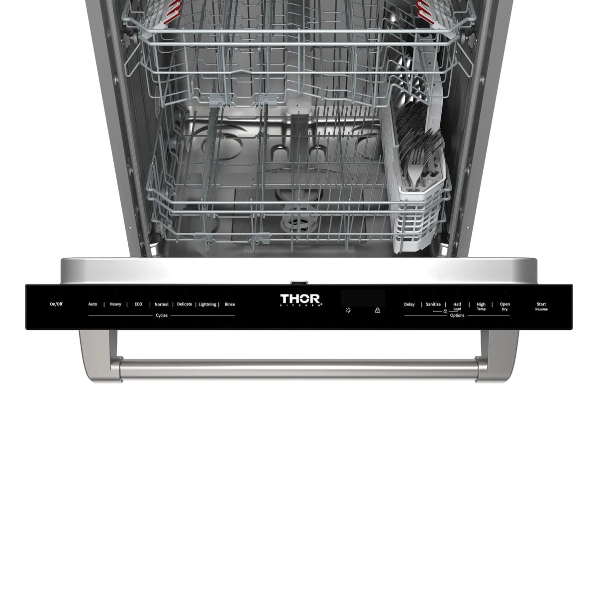 Thor Kitchen TDW24C7 24-inch Built-In Dishwasher with Open Dry and 7 Wash Cycles in Stainless Steel - view 6