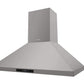Thor Kitchen 2-Piece Appliance Package - 30-Inch Electric Range with Tilt Panel and Wall Mounted Range Hood in Stainless Steel