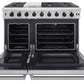 Thor Kitchen 2-Piece Appliance Package - 48-Inch Gas Range & Pro Wall Mount Hood in Stainless Steel