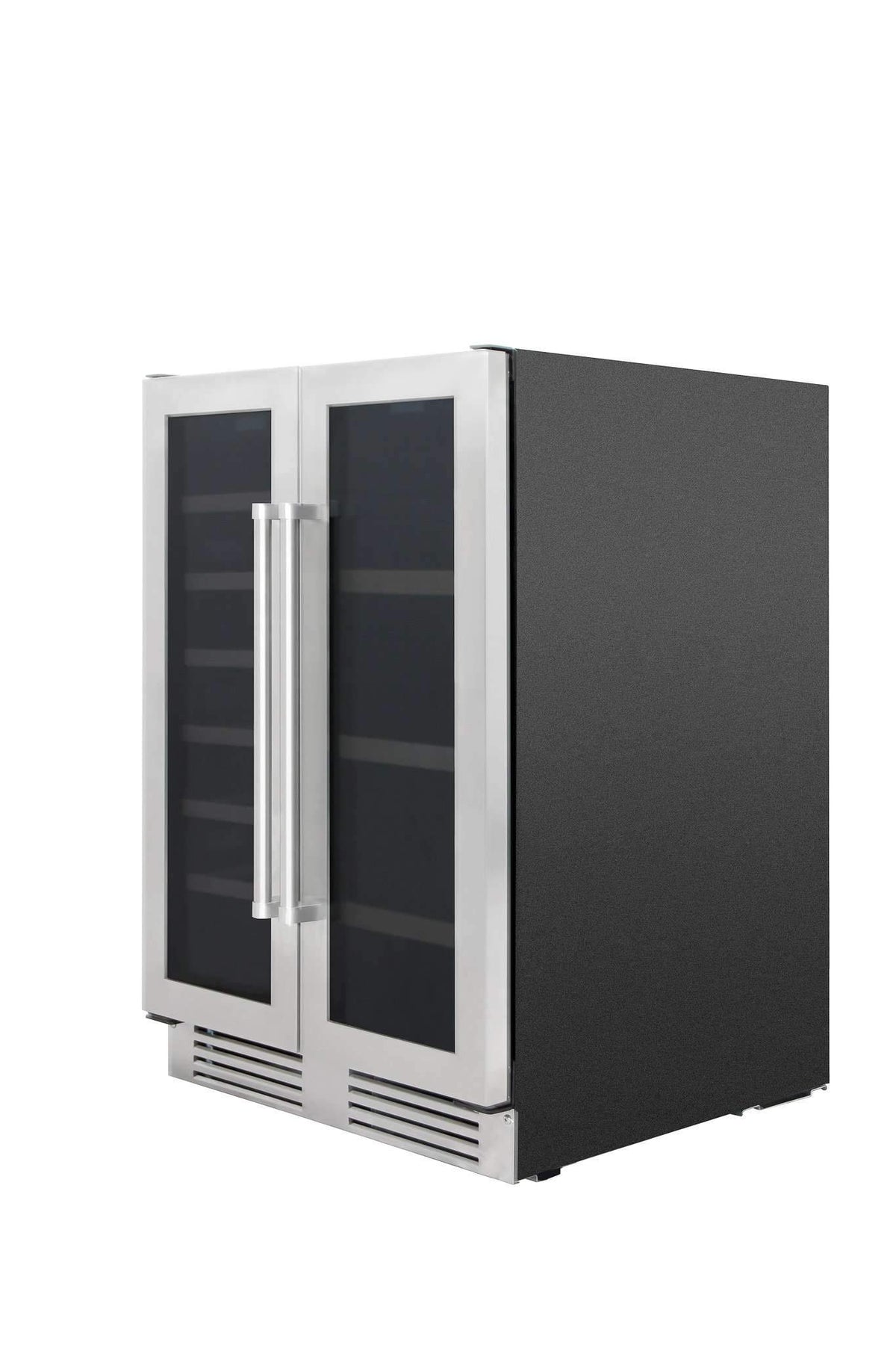 Thor Kitchen 24-Inch Independent Dual Zone Wine Cooler and Beverage Center with 21-Bottles and 95-Cans Capacity TBC2401DI
