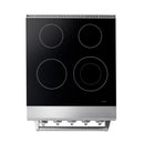 Thor Kitchen 24-Inch 3.73 cu. ft. Oven Electric Range in Stainless Steel HRE2401
