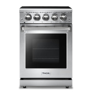 Thor Kitchen 24-Inch 3.73 cu. ft. Oven Electric Range in Stainless Steel HRE2401
