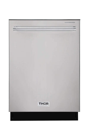 Thor Kitchen 24-Inch Built-In Top Control Dishwasher in Stainless Steel, 45 dBA HDW2401SS