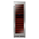 Thor Kitchen 24” Freestanding Wine Cooler with 162-Bottle Capacity and Dual Zone in Stainless Steel TWC2403DI