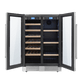 Thor Kitchen 24-Inch Independent Dual Zone Wine Cooler and Beverage Center with 21-Bottles and 95-Cans Capacity TBC2401DI