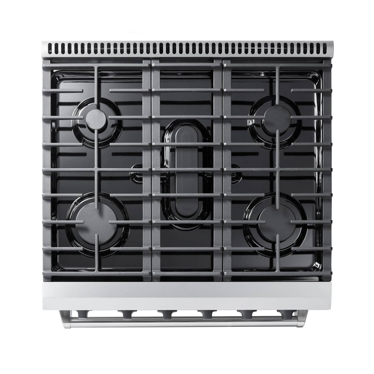 Thor Kitchen 30-Inch Gas Range with 5 Burners, 4.55 cu. ft Oven in Stainless Steel LRG3001U
